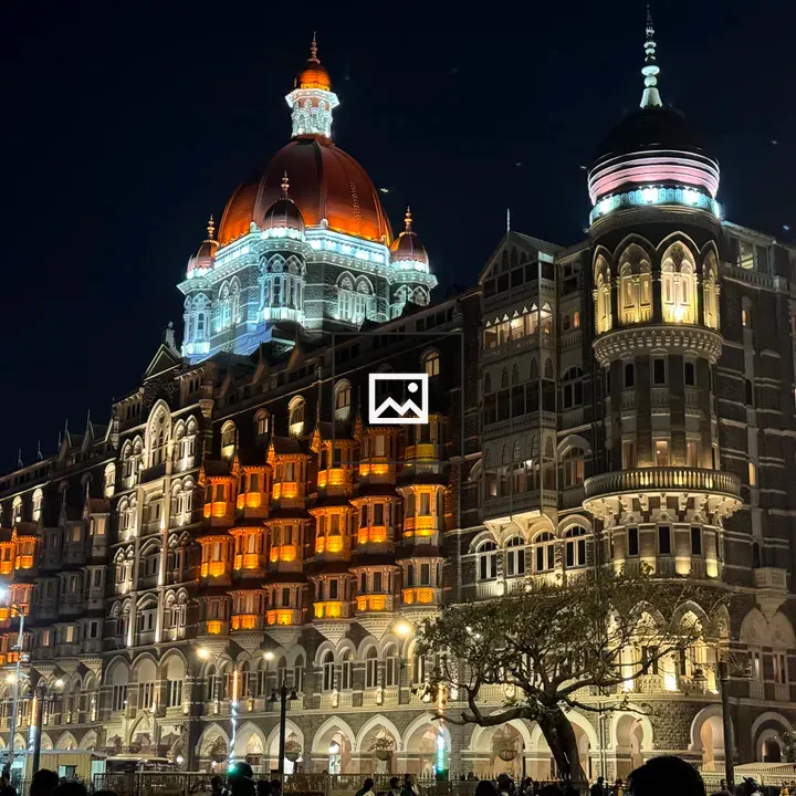 Taj Mahal Palace Hotel at Night