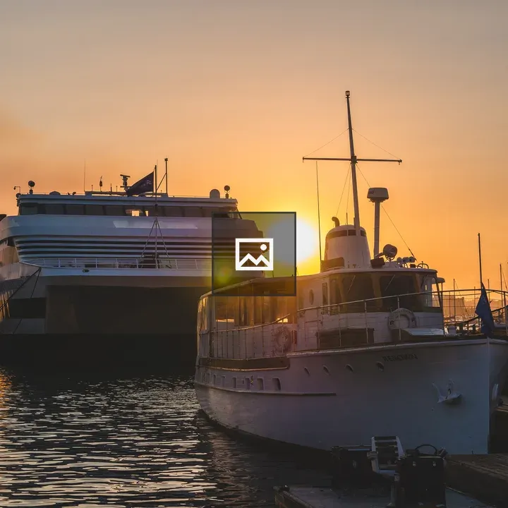 Sunset Boats in San Diego Harbor
