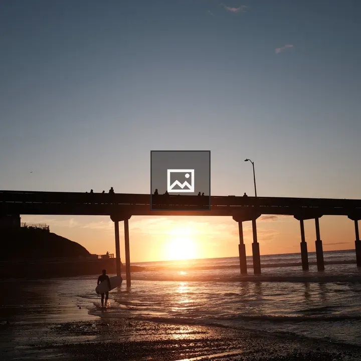 Surfer at Sunset