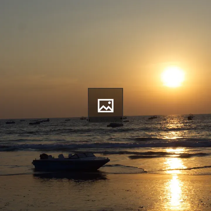 Sunset Over Goa Beach
