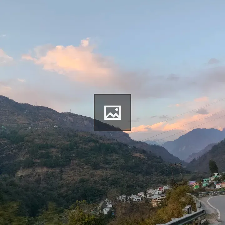 Road Across Himalaya Valley