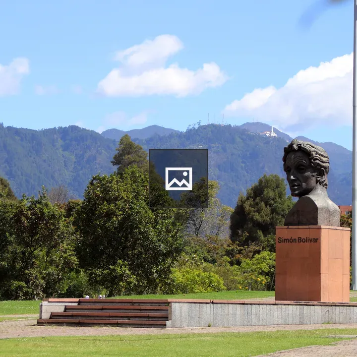 Bust of Simón Bolívar statue