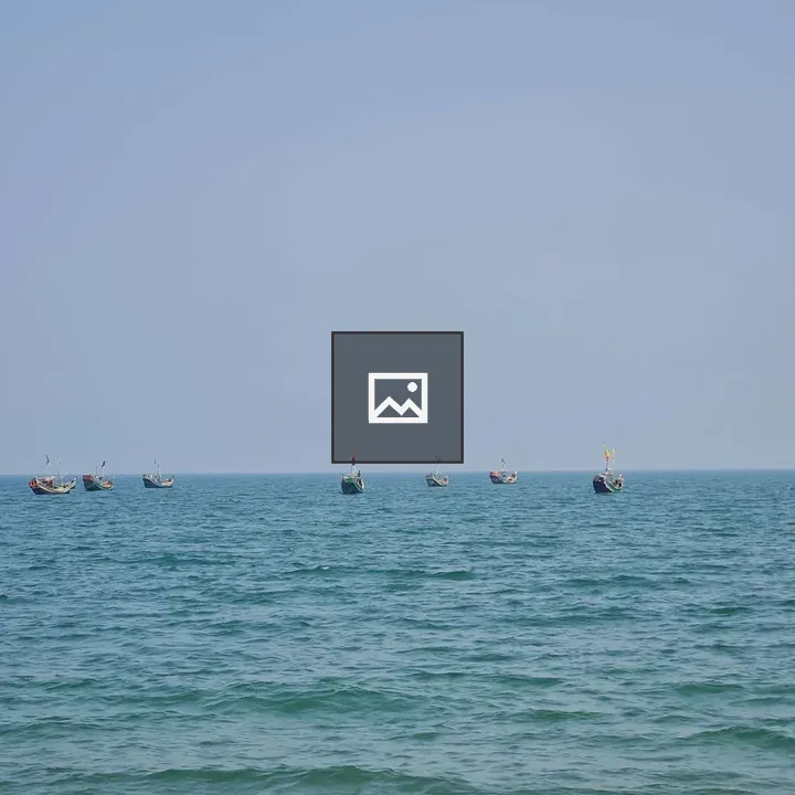 Fishing boats in the Bay of Bengal