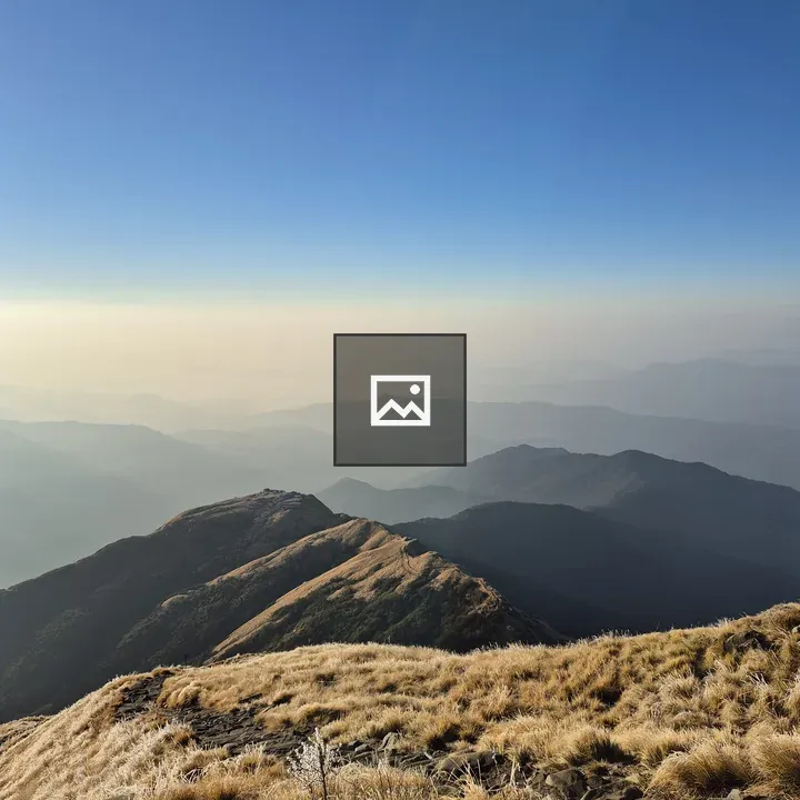 Panoramic Hills Under Blue Sky