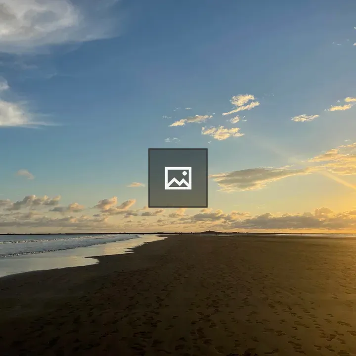 Playa Bahia Ballena Beach at Dusk