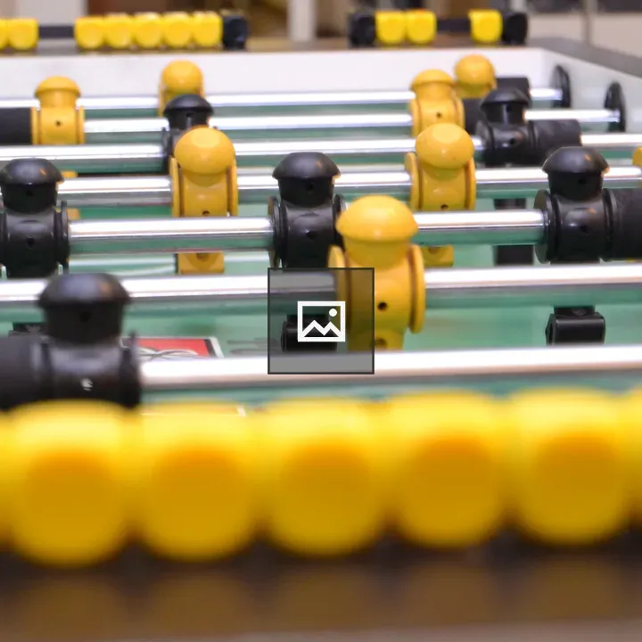 Foosball Table Close-up