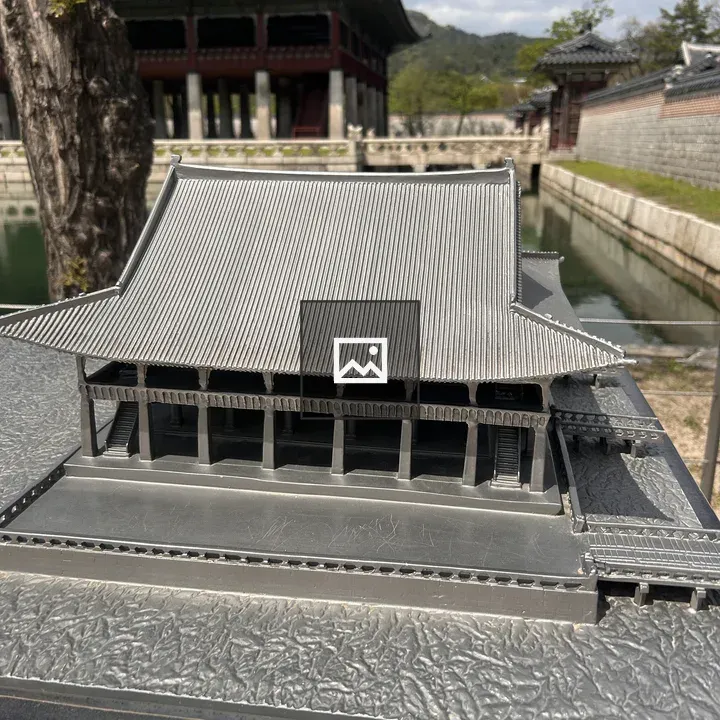 Traditional Asian-Style Building Model