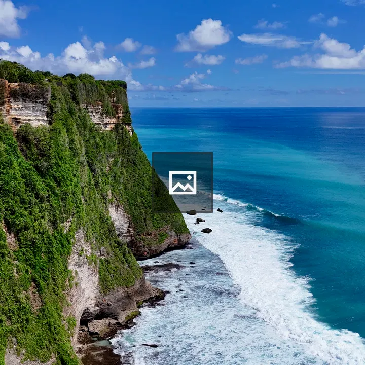 Coastal cliffs near Uluwatu Temple