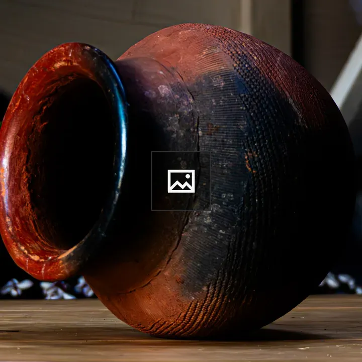 Traditional earthenware pot