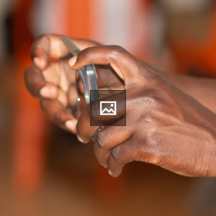 Hand Holding Smartphone in Recording Angle