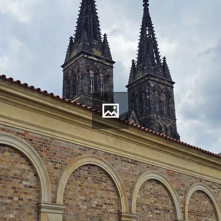Bell Towers at Vyšehrad Basilica
