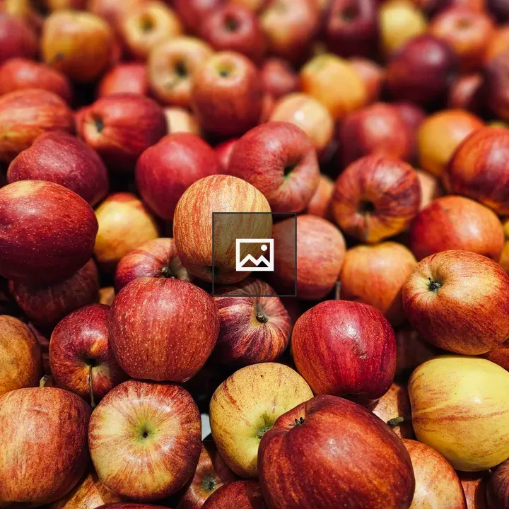Pile of apples at hypermarket