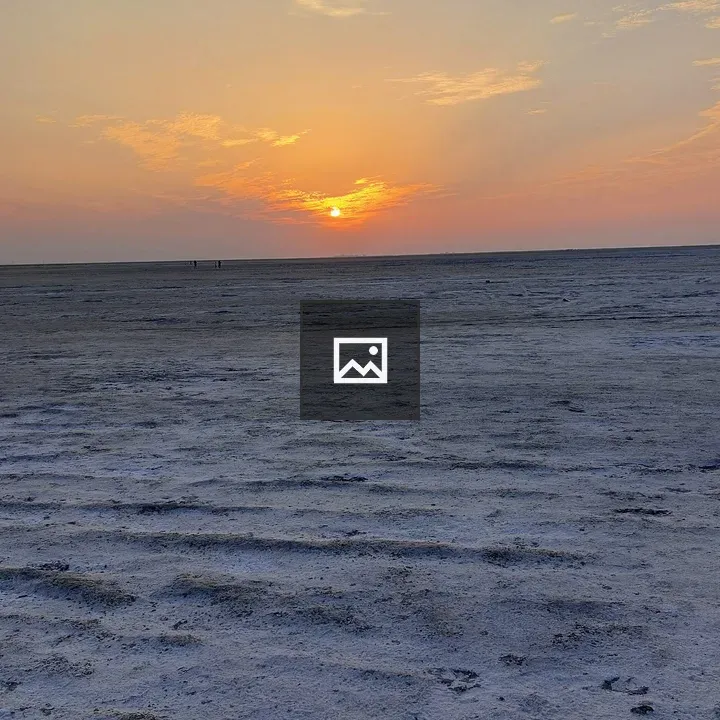 White Desert Sunset in Kutch