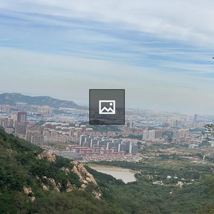 Urban panorama from hillside