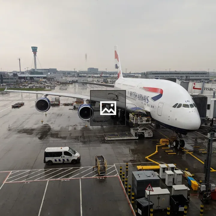 Airliner on the runway