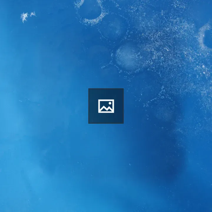 Detail of frozen water block