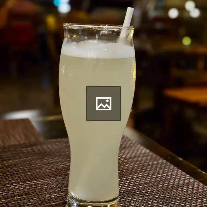 Lime juice glass at Cherai Beach restaurant