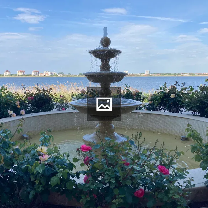 Three-tier Stone Fountain