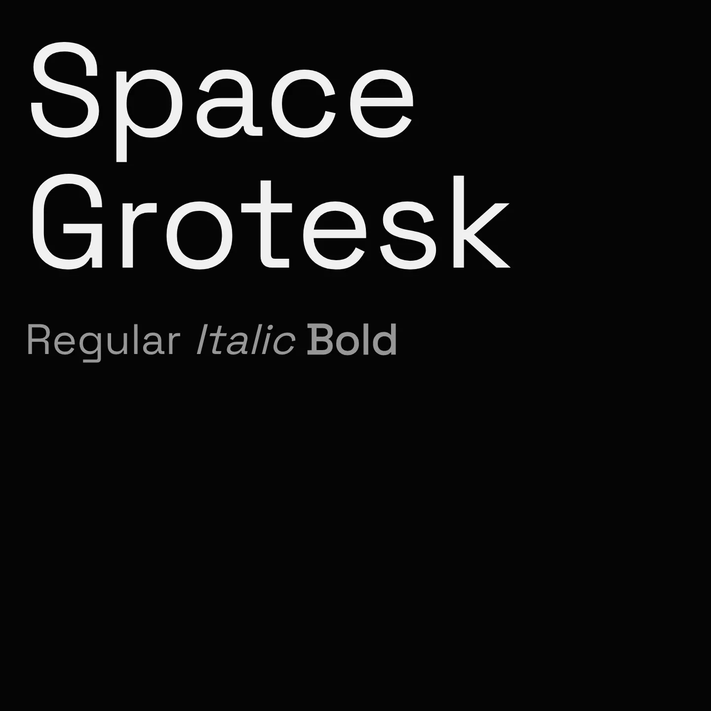 Space Grotesk
