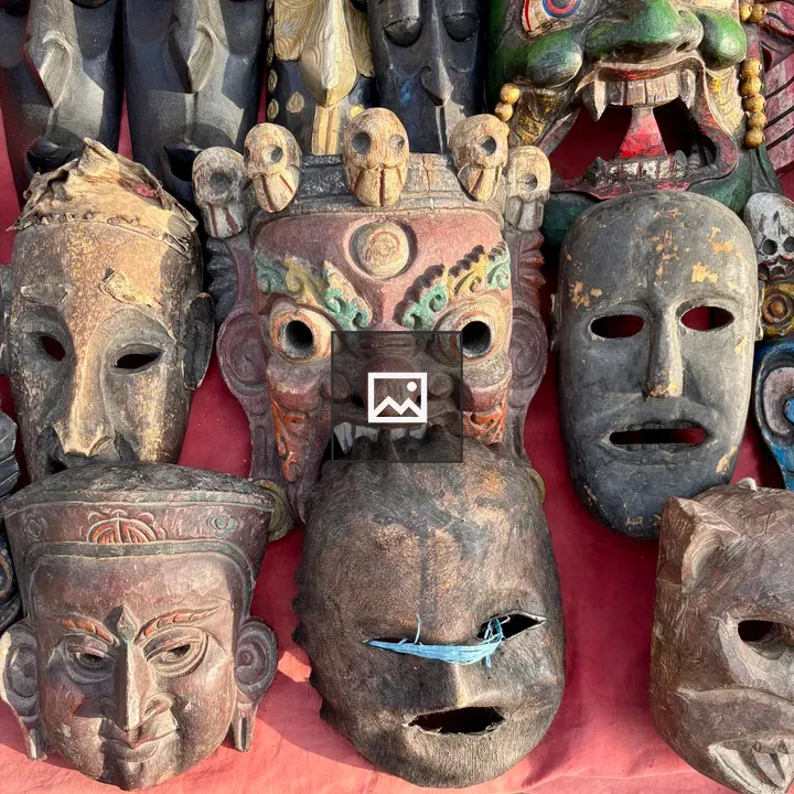 Intricately Carved Masks
