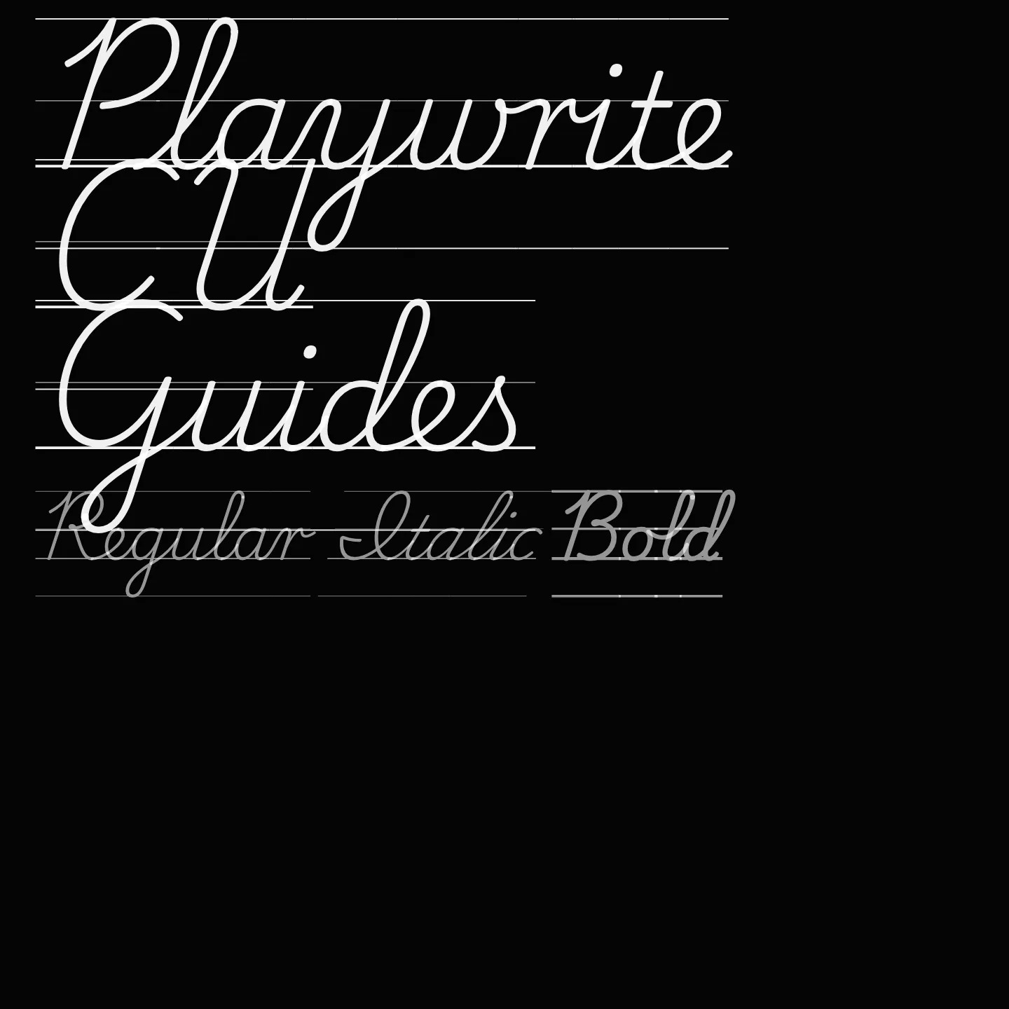 Playwrite CU Guides