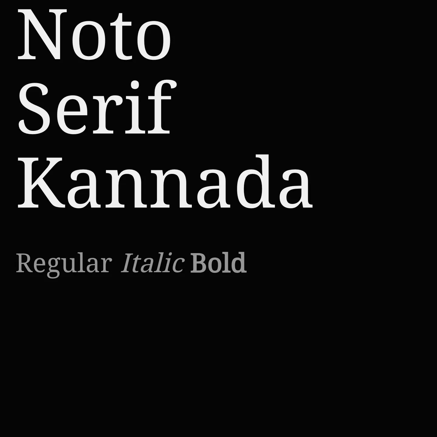 Noto Serif Kannada