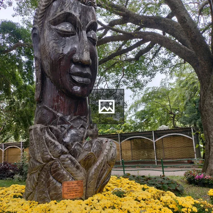 Lotus Buddha Sculpture