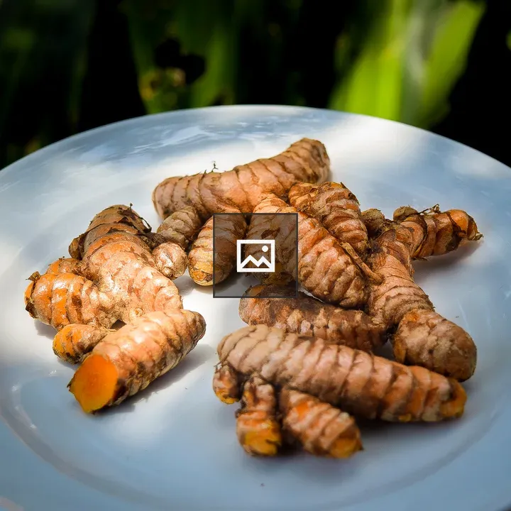 Turmeric on Plate