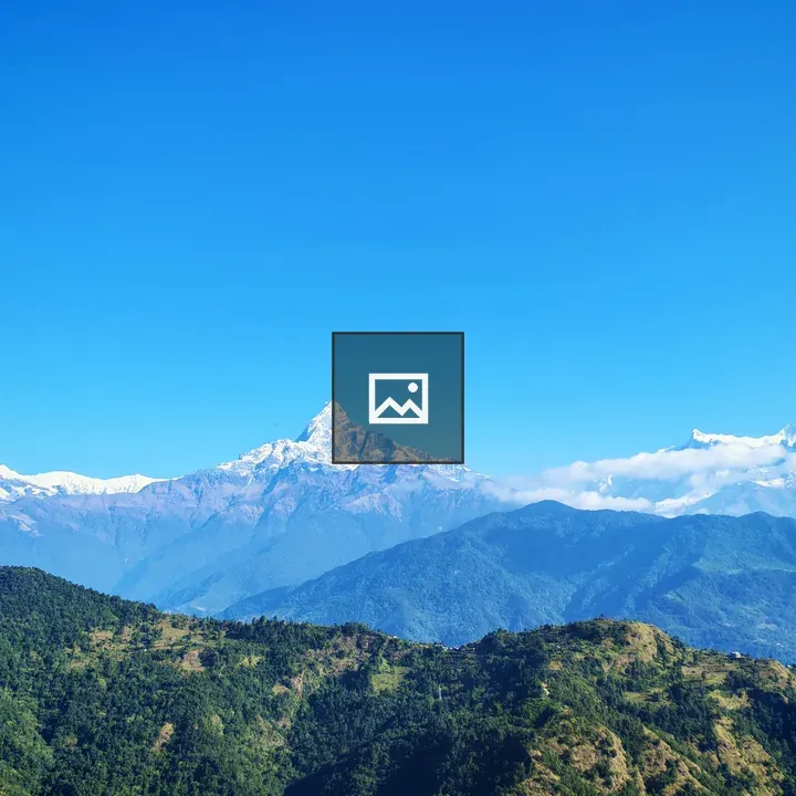 Snowy Machhapuchhre Panorama