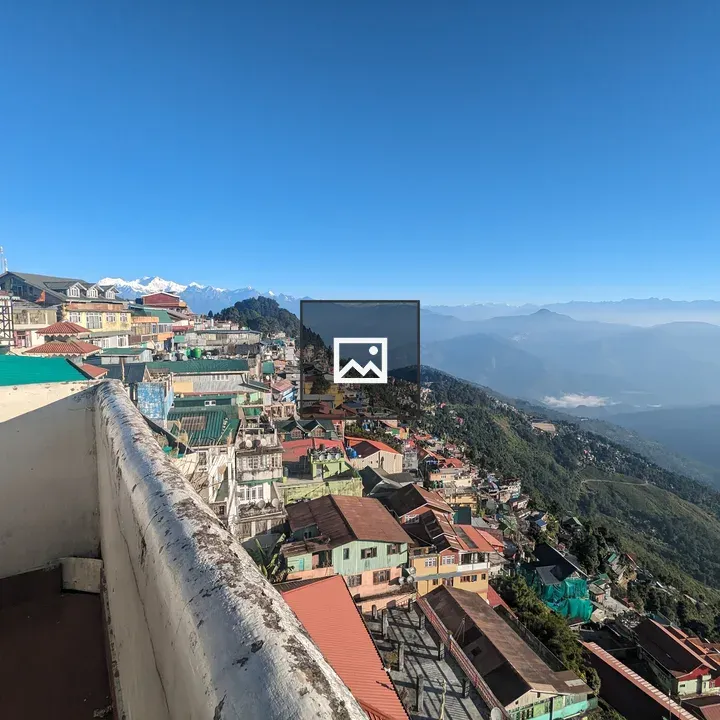 Rooftop View of Kangchenjunga