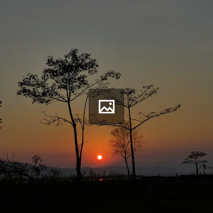 Sunset over Amaltari village