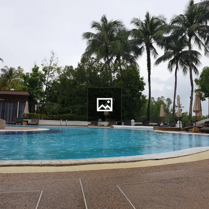 Water scene in landscape architecture