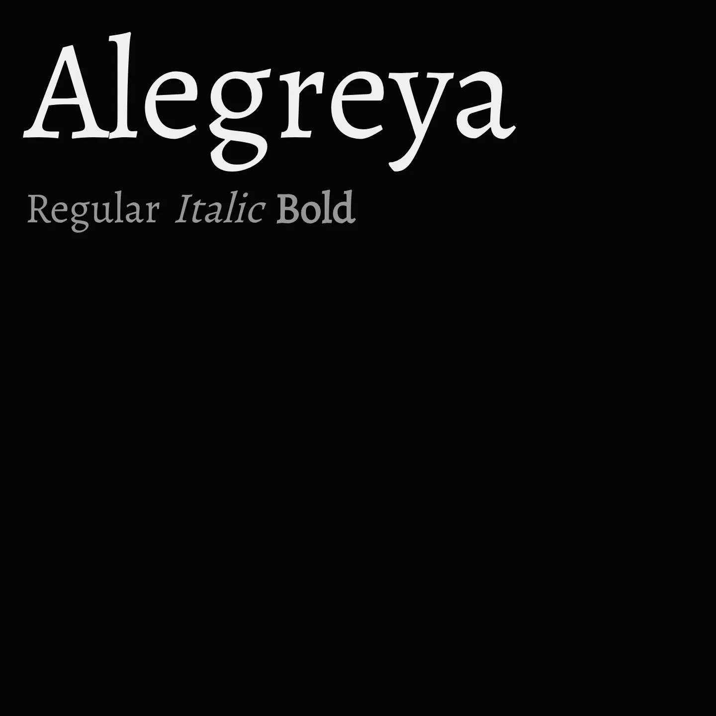Alegreya