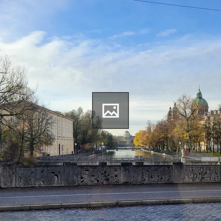 Bridge View Over Isar River