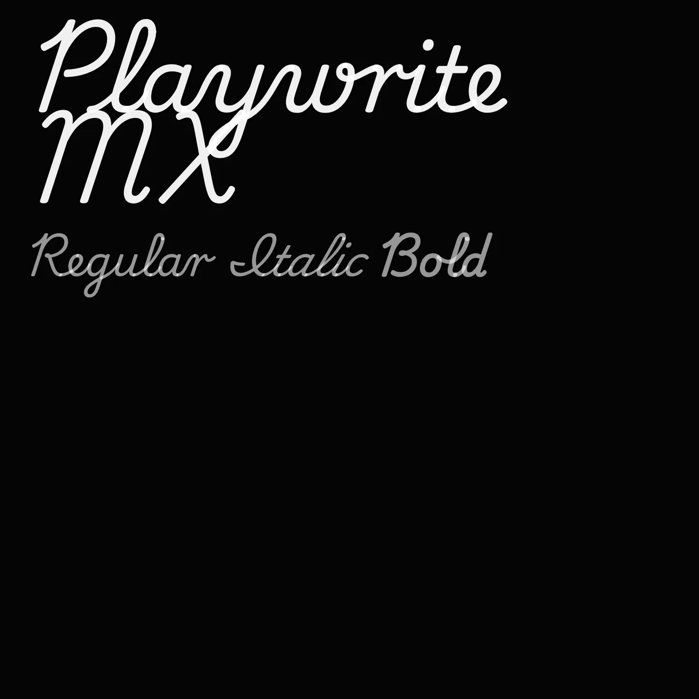 Playwrite MX