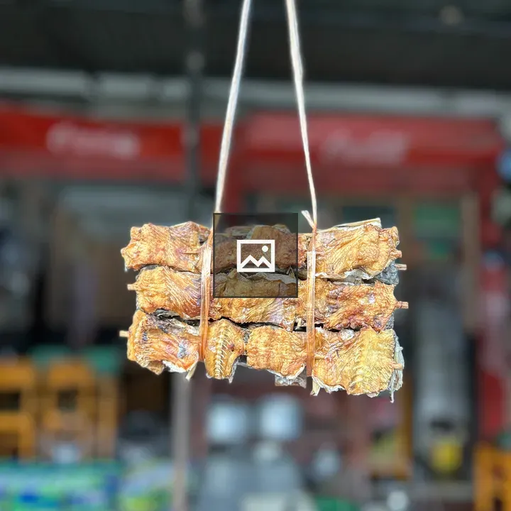 Dried fish bundle hanging