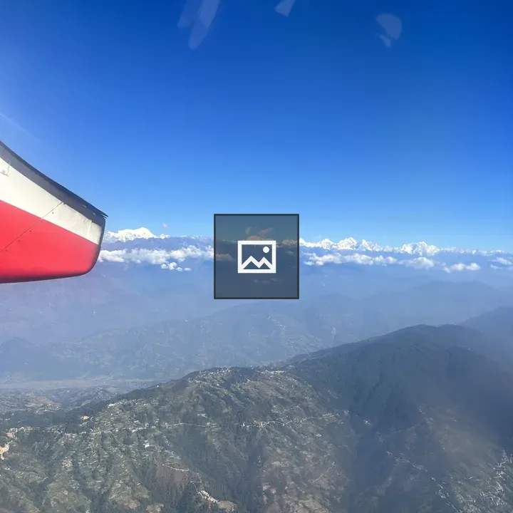 Aerial mountains from aircraft