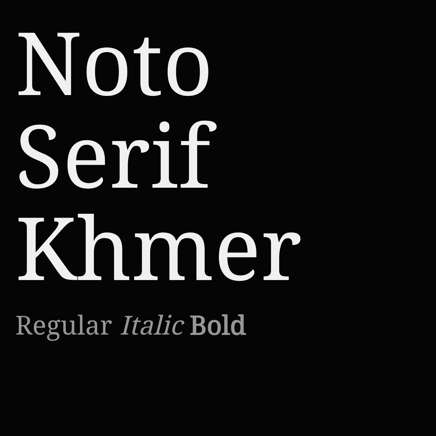 Noto Serif Khmer