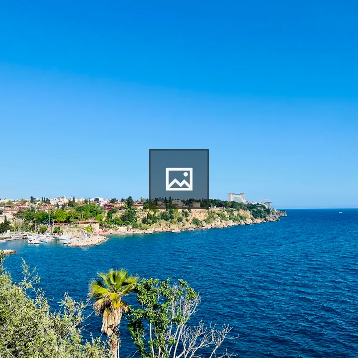 Coastal City Panorama Antalya Harbor
