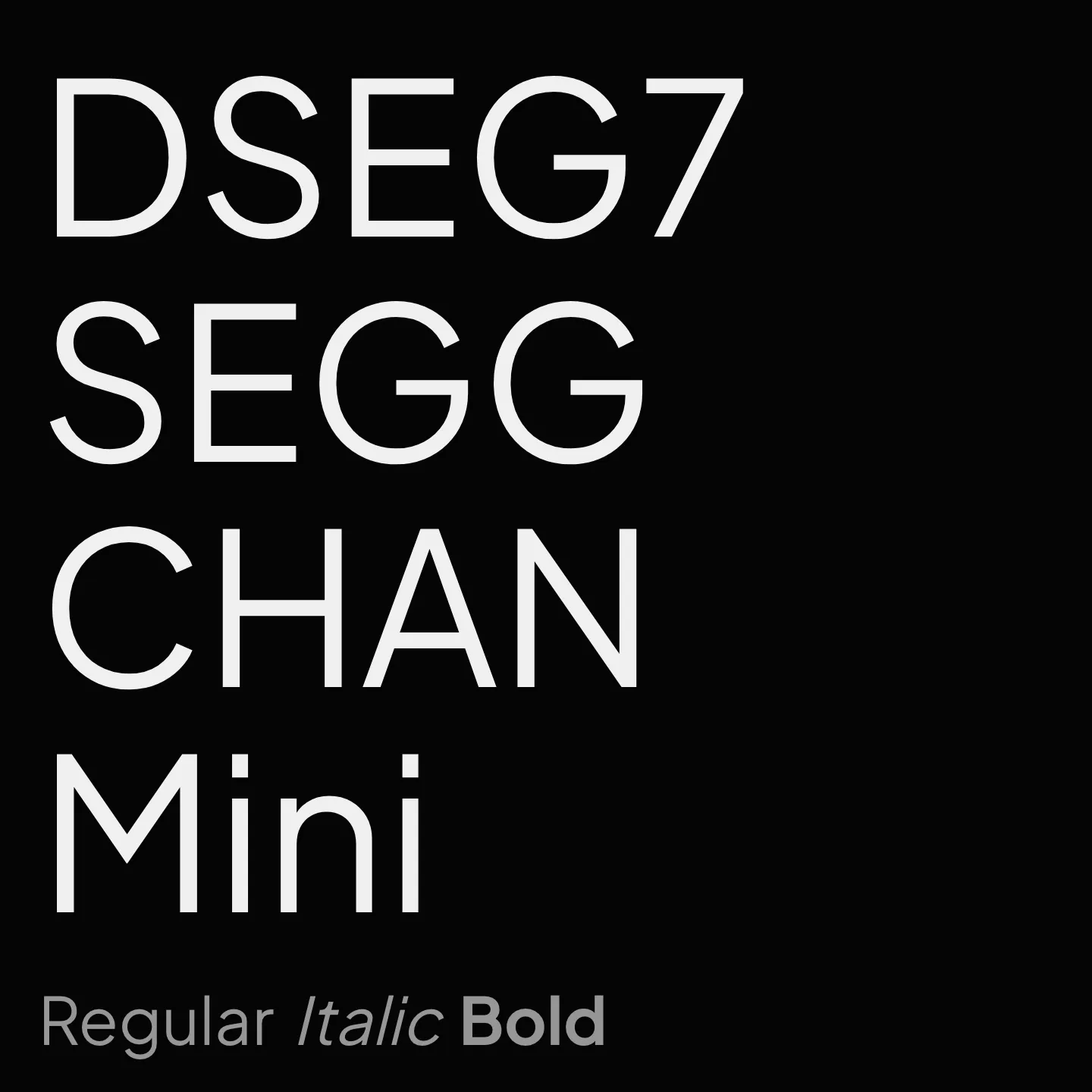 DSEG7 SEGG CHAN Mini