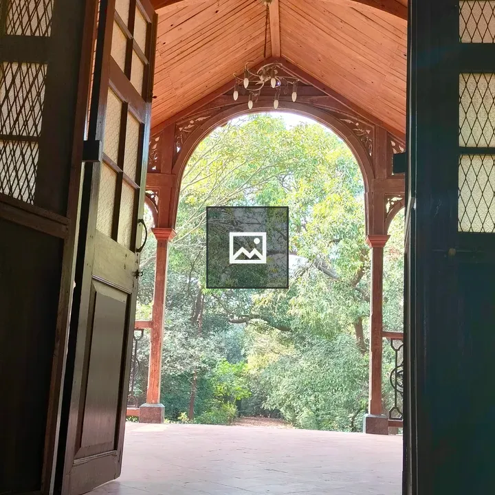 Entrance gate of old home in Matheran