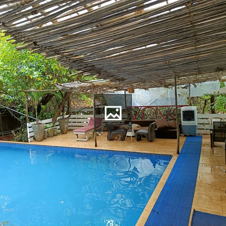 Swimming Pool Backyard Scene