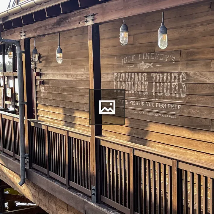 Fishing cabin styled restaurant
