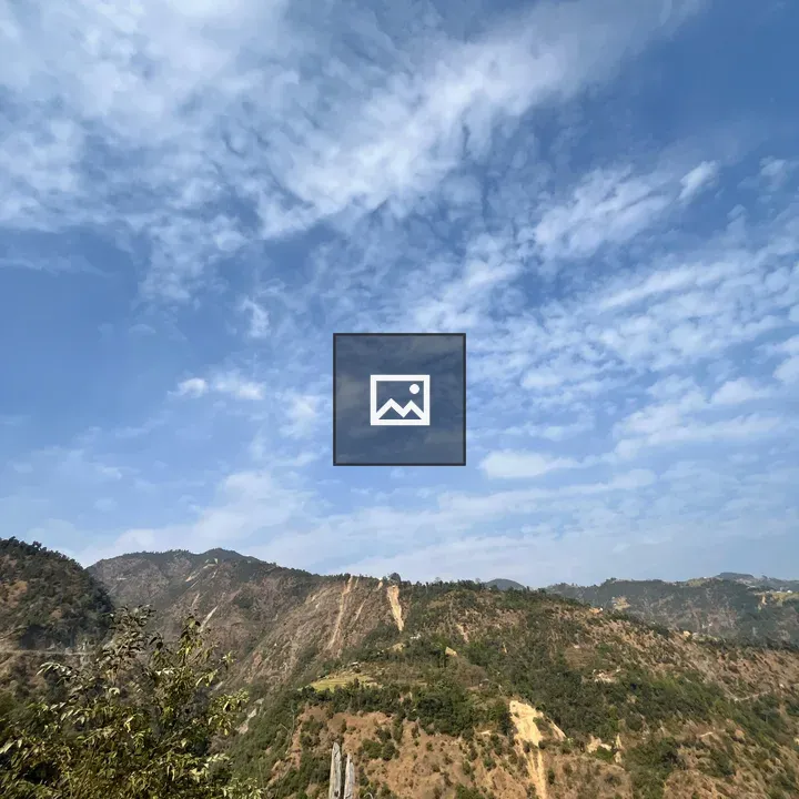 Scenic hills under blue sky