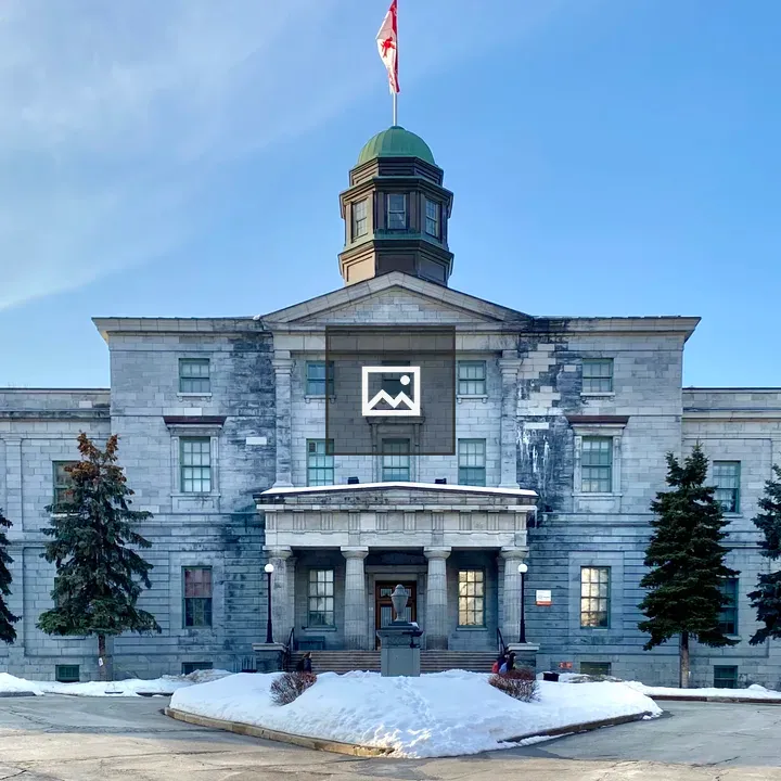 McGill University Building in Montreal