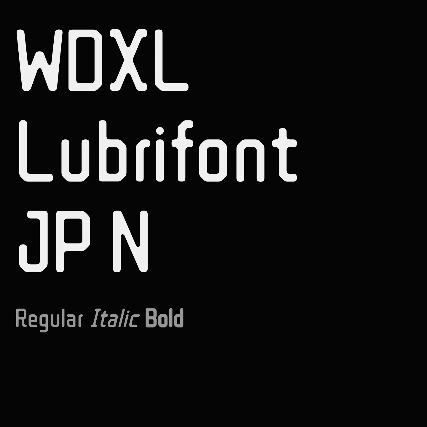 WDXL Lubrifont JP N