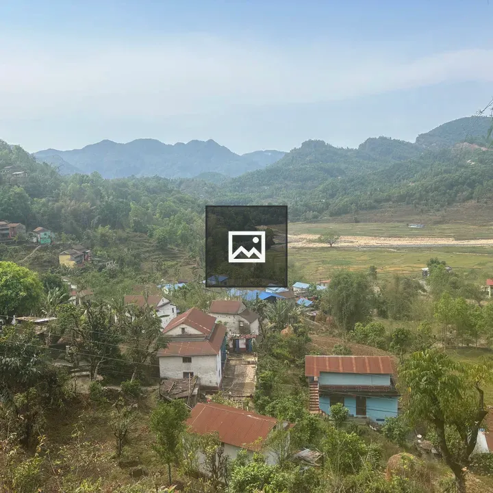 Rural landscape with village clusters