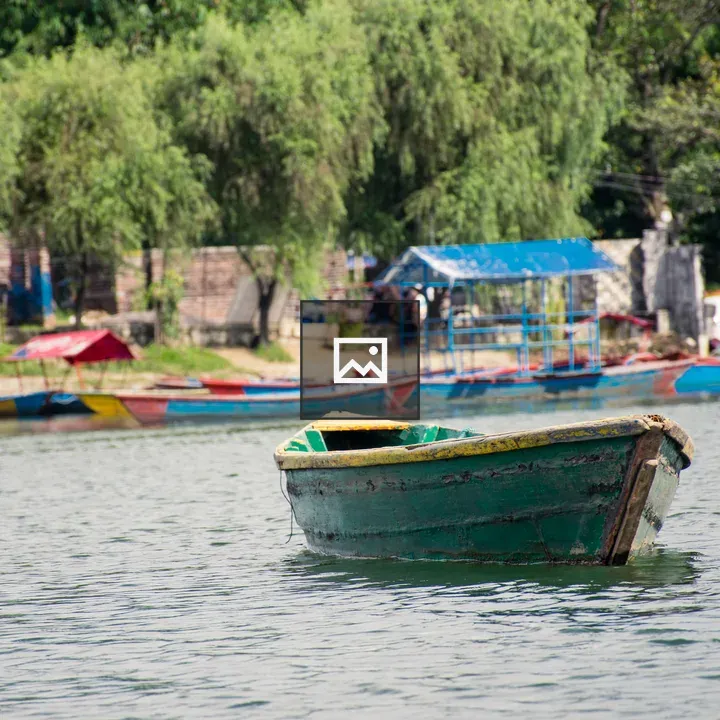 Boat on Phewa Lake