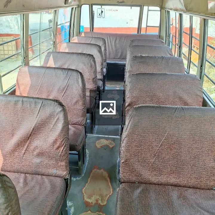 Interior of an Empty Public Bus