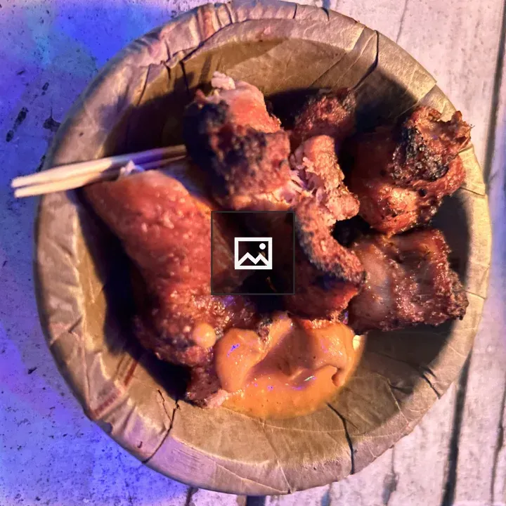 Crispy chicken sekuwa